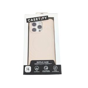 Oo6O CASETiFY Essentials Ripple Case w/ Magsafe for iPhone 16 Pro Max 6.9" - Oat